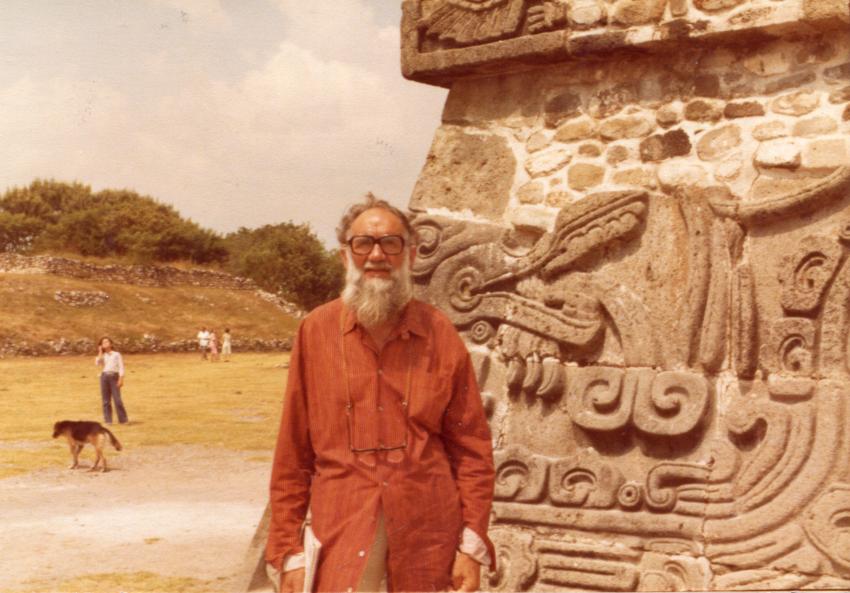Emilio Vedova in Messico, 1980