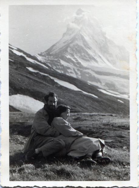 Emilio e Annabianca Vedova, Zermatt, 1951