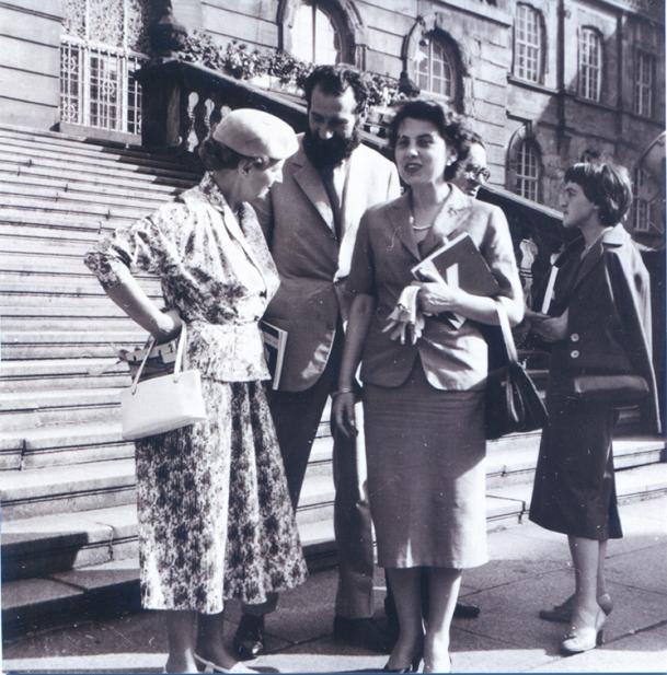 Emilio e Annabianca Vedova a Kassel, 1955